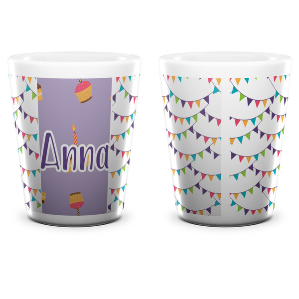 Happy Birthday Shot Glass - White - APPROVAL