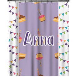 Happy Birthday Extra Long Shower Curtain - 70"x84" (Personalized)