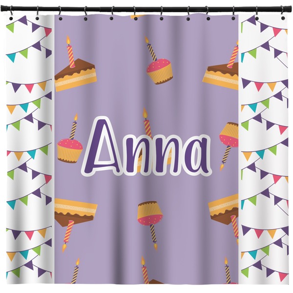 Custom Happy Birthday Shower Curtain - Custom Size (Personalized)