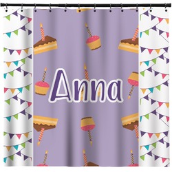 Happy Birthday Shower Curtain - 69"x70" w/ Name or Text