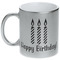 Happy Birthday Silver Mug - Main