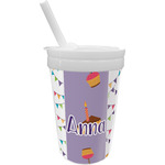 Happy Birthday Sippy Cup with Straw (Personalized)