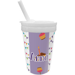 Happy Birthday Sippy Cup with Straw (Personalized)