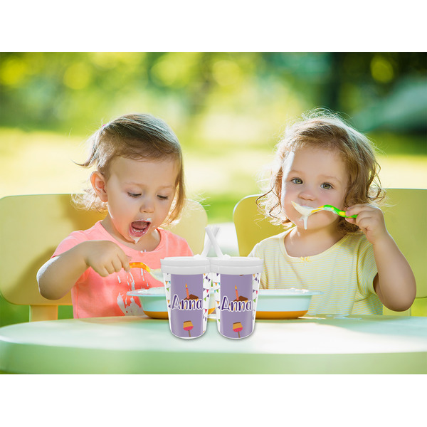Happy Birthday Sippy Cups w/Straw - LIFESTYLE