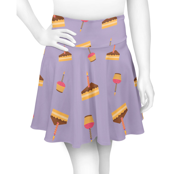 Custom Happy Birthday Skater Skirt - X Small