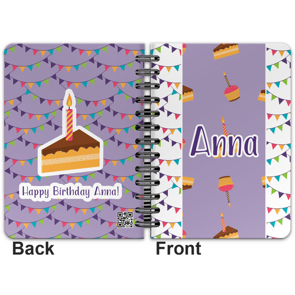 Happy Birthday Spiral Journal 5 x 7 - Apvl