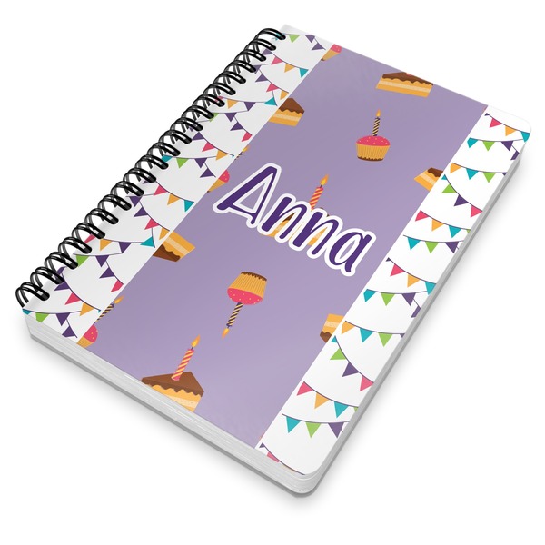 Happy Birthday Spiral Journal 7 x 10 - Main