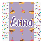 Happy Birthday Square Decal (Personalized)
