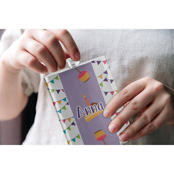 Happy Birthday Stainless Steel Flask - LIFESTYLE 1