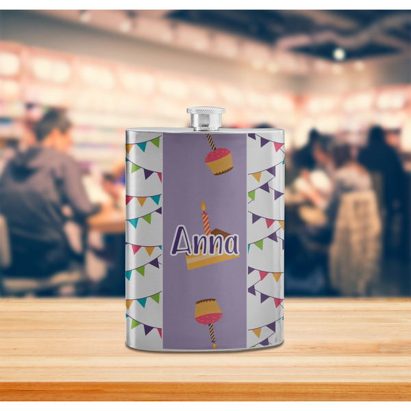 Happy Birthday Stainless Steel Flask - LIFESTYLE 2