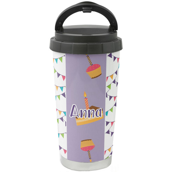 Custom Happy Birthday Stainless Steel Coffee Tumbler (Personalized)