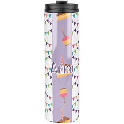 Happy Birthday Stainless Steel Skinny Tumbler - 20 oz (Personalized)