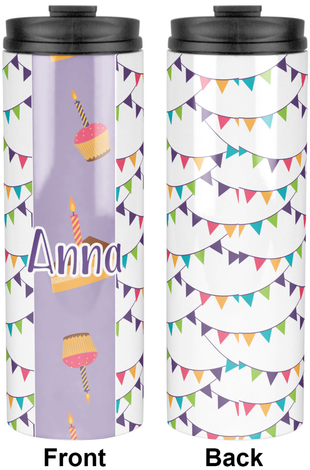 Happy Birthday Stainless Steel Travel Tumbler (Personalized