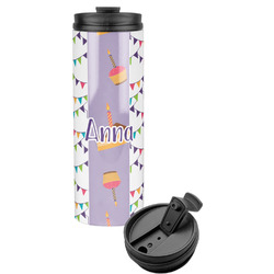 Happy Birthday Stainless Steel Skinny Tumbler (Personalized)