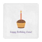 Happy Birthday Standard Decorative Napkins (Personalized)