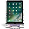 Happy Birthday Stylized Tablet Stand - Front with ipad