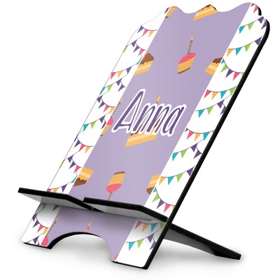 Happy Birthday Stylized Tablet Stand (Personalized)