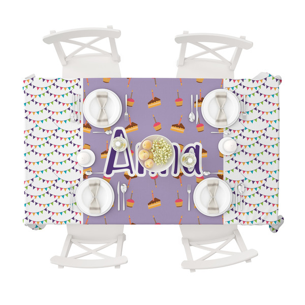 Happy Birthday Tablecloths (58"x102") - TOP VIEW