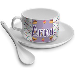 Happy Birthday Tea Cup - Single (Personalized)