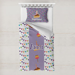 Happy Birthday Toddler Bedding Set - With Pillowcase (Personalized)
