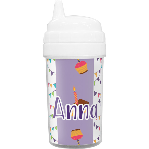 Custom Happy Birthday Toddler Sippy Cup (Personalized)