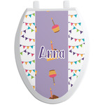 Happy Birthday Toilet Seat Decal - Elongated (Personalized)