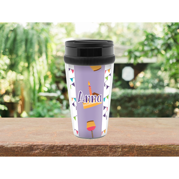 Happy Birthday Travel Mug Lifestyle (Personalized)