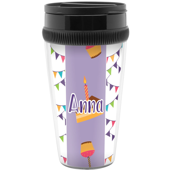 Custom Happy Birthday Acrylic Travel Mug without Handle (Personalized)