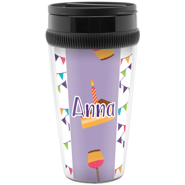 Custom Happy Birthday Acrylic Travel Mug without Handle (Personalized)