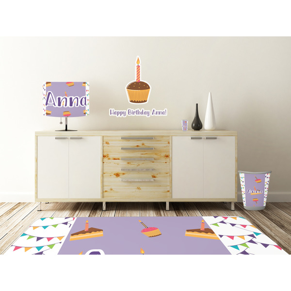 Happy Birthday Wall Graphic Decal Wooden Desk