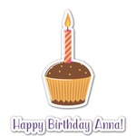 Happy Birthday Graphic Decal - Small (Personalized)