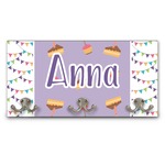 Happy Birthday Wall Mounted Coat Rack (Personalized)