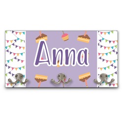 Happy Birthday Wall Mounted Coat Rack (Personalized)