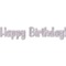 Happy Birthday Wall Name Decal