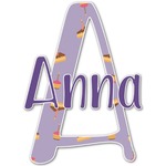 Happy Birthday Name & Initial Decal - Up to 18"x18" (Personalized)