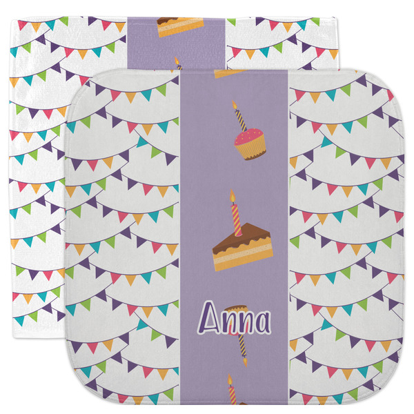 Custom Happy Birthday Facecloth / Wash Cloth (Personalized)