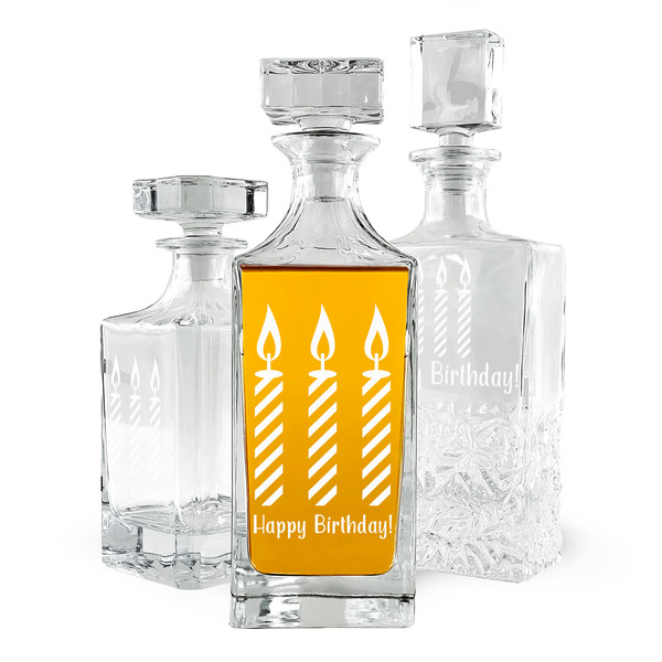 Custom Happy Birthday Whiskey Decanter (Personalized)