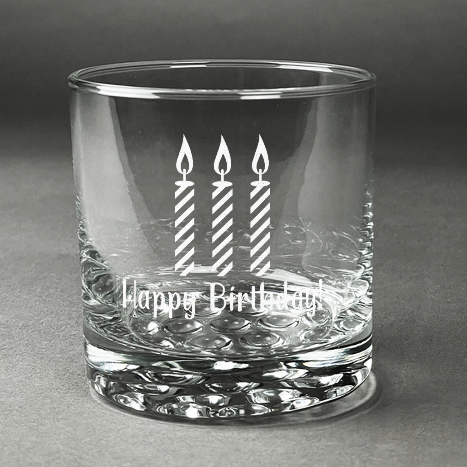 Engraved Birthday Scotch Glass