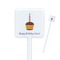 Happy Birthday Square Plastic Stir Sticks (Personalized)