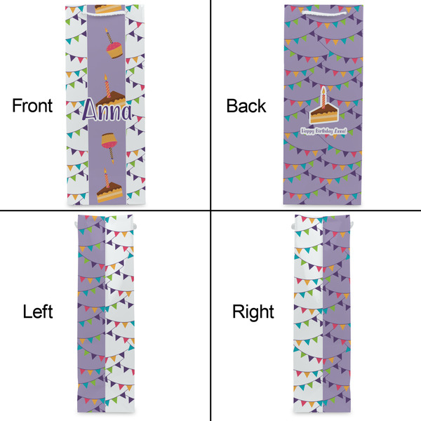 Happy Birthday Wine Gift Bag - Gloss - Approval