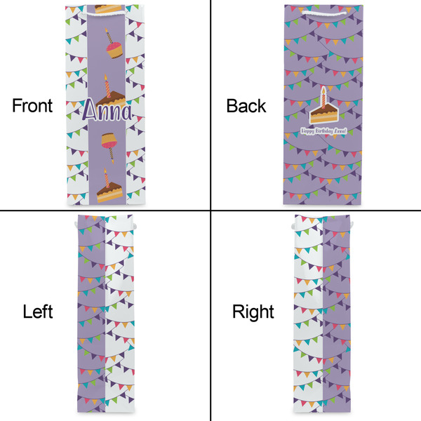 Happy Birthday Wine Gift Bag - Matte - Approval