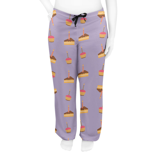 Happy Birthday Women's Pj on model - Front