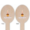 Happy Birthday Wooden Food Pick - Oval - Double Sided - Front & Back