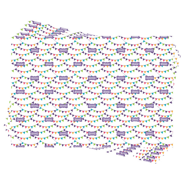 Happy Birthday Wrapping Paper - Front & Back - Sheets Approval