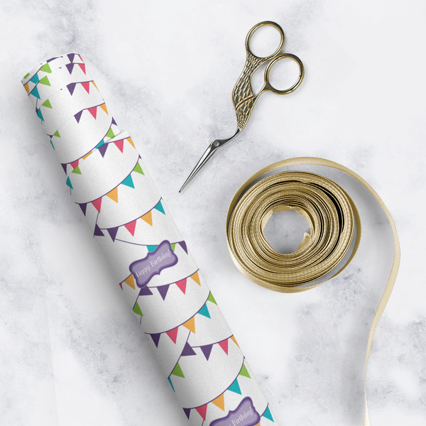 Happy Birthday Wrapping Paper Roll - Matte - In Context