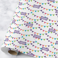 Happy Birthday Wrapping Paper Roll - Large - Matte (Personalized)