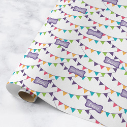 Happy Birthday Wrapping Paper Roll - Medium - Matte (Personalized)