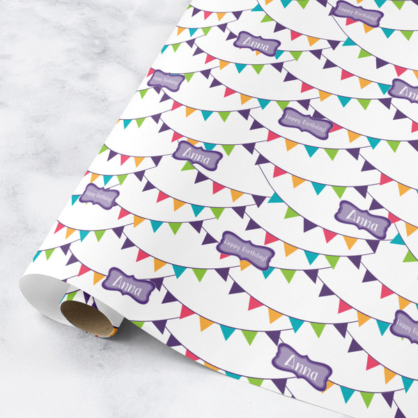 Custom Happy Birthday Wrapping Paper Roll - Small (Personalized)