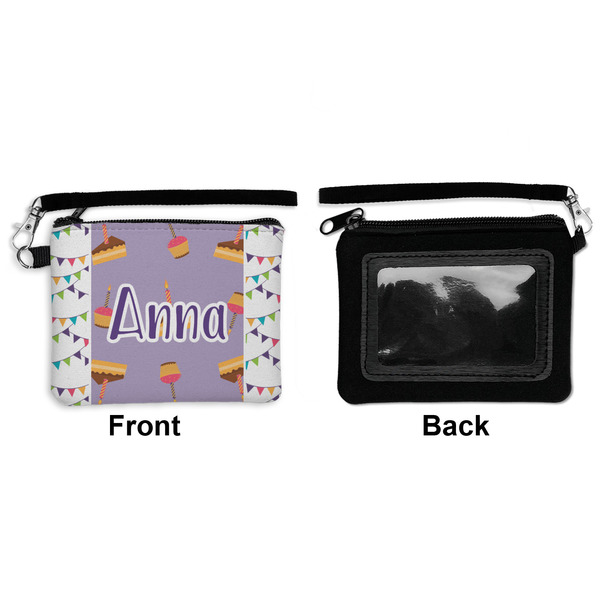 Happy Birthday Wristlet ID Cases - Front & Back