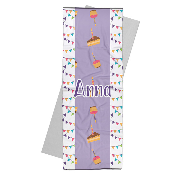 Custom Happy Birthday Yoga Mat Towel (Personalized)